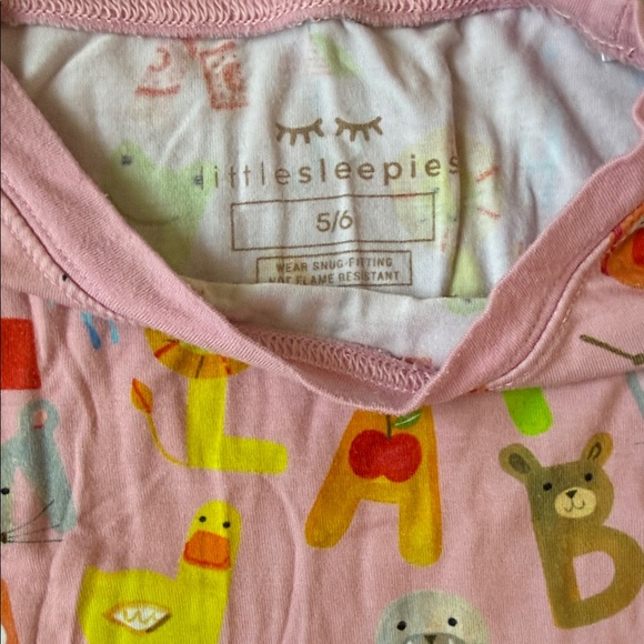Little Sleepies Alphabet Kids Pajamas - Picture 2 of 3